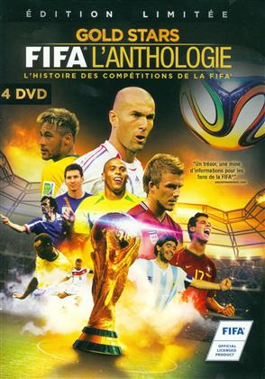 FIFA l'Anthologie - Gold Stars - L'histoire des compétitions de la FIFA (Limited Edition, 4 DVDs)