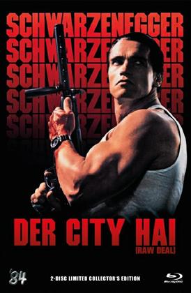 Der City Hai - (Raw Deal) (1986) (Grosse Hartbox, Cover A, Collector's Edition, Limited Edition, Uncut, Blu-ray + DVD)