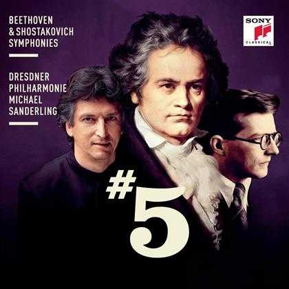 Ludwig van Beethoven (1770-1827), Dimitri Schostakowitsch (1906-1975), Michael Sanderling & Dresdner Philharmonie - Symphonien Nr. 5
