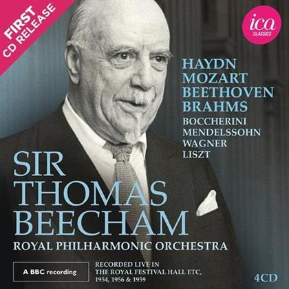 Sir Thomas Beecham & The Royal Philharmonic Orchestra - Symphonien & Ouvertüren (4 CDs)