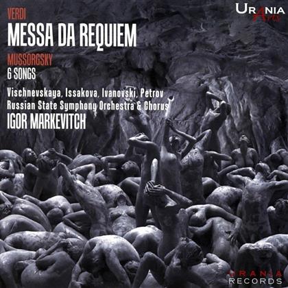 Giuseppe Verdi (1813-1901), Modest Mussorgsky (1839-1881), Igor Markevitch, Galina Viscnjevskaja, … - Messa Da Requiem / Sechs Lieder - Aufnahmen Von 1952 & 1960 (2 CDs)