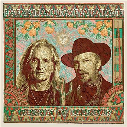 Dave Alvin & Jimmie Dale Gilmore - Downey To Lubbock (LP)