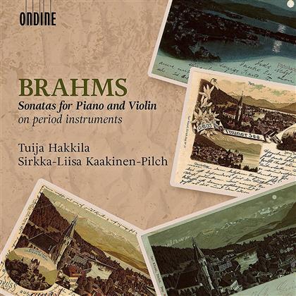 Johannes Brahms (1833-1897), Sirkka-Liisa Kaakinen-Pilch & Tuija Hakkila - Sonatas For Piano And Violin