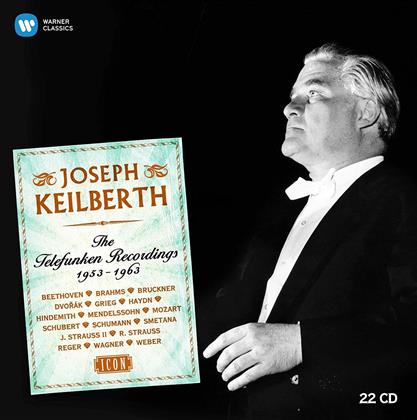 Joseph Keilberth, Ludwig van Beethoven (1770-1827), Johannes Brahms (1833-1897), Anton Bruckner (1824-1896) & + - Icon: Joseph Keilbert-Telefunken Recordings 1953-63 (22 CDs)