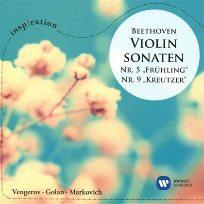 Maxim Vengerov, Itamar Golan, Alexander Markovich & Ludwig van Beethoven (1770-1827) - Violinsonaten Nr.5 "Frühling" & Nr. 9 "Kreutzer"