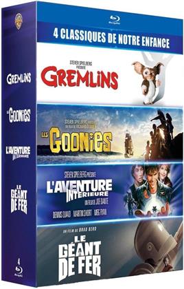 Gremlins / Les Goonies / L'Aventure intérieure / Le Géant de fer (4 Blu-rays)
