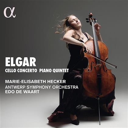 Sir Edward Elgar (1857-1934), Edo de Waart, Marie-Elisabeth Hecker & Antwerp Symphony Orchestra - Cello Concerto/Piano Quin