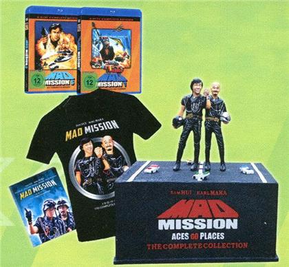 Mad Mission (T-Shirt Grösse L, with Figurine, Collector's Edition, Limited Edition, Uncut, 3 Blu-rays + 3 DVDs)