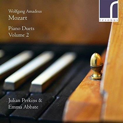 Wolfgang Amadeus Mozart (1756-1791), Julian Perkins & Emma Abbate - Piano Duets Vol. 2
