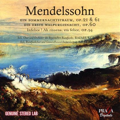 Felix Mendelssohn-Bartholdy (1809-1847), Rafael Kubelik & Bayerisches Runfunkorchester - Midsummer's Night Dream - Ein Sommernachtstraum Op. 21