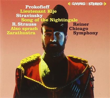 Serge Prokofieff (1891-1953), Igor Strawinsky (1882-1971), Richard Strauss (1864-1949), Fritz Reiner & Chicago Symphony - Lieutenatn Kije, Song Of The Nightingale, Also Sprach Zarathustra (Living Stereo)