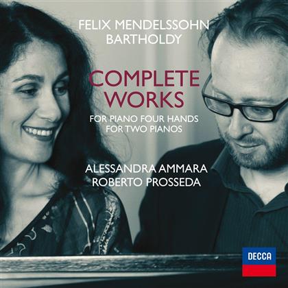 Felix Mendelssohn-Bartholdy (1809-1847), Alessandra Ammara & Roberto Prosseda - Complete Works For Piano For Two Pianos