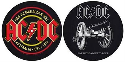 AC/DC Slipmat Set - For Those About To Rock / High Voltage