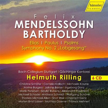 Felix Mendelssohn-Bartholdy (1809-1847) & Helmuth Rilling - Sacred Works / Elias / Paulus (6 CDs)