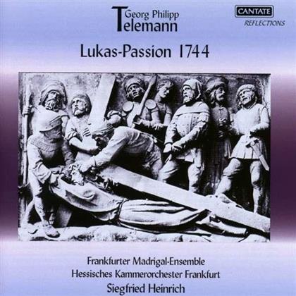 Georg Philipp Telemann (1681-1767), Siegfried Heinrich, Hessisches Kammerorchester & Frankfurter Madrigal-Ensemble - Lukas-Passion 1744 (2 CDs)