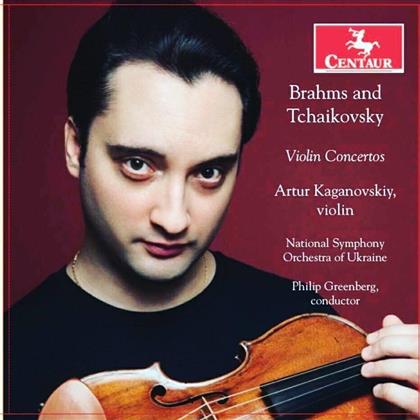Johannes Brahms (1833-1897), Peter Iljitsch Tschaikowsky (1840-1893), Philip Greenberg, Artur Kaganovskiy & National Symphony Orchestra Of Ukraine - Violin Concertos / Violinkonzerte