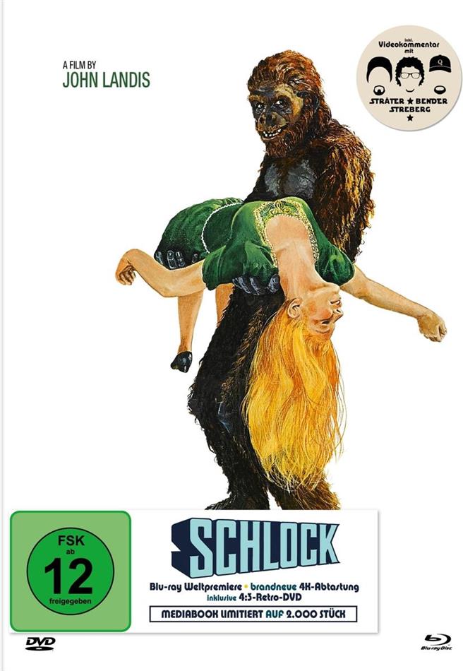Schlock (1973) (Limited Edition, Mediabook, Uncut, Blu-ray + DVD)