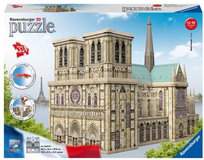 Notre Dame - 3D Gebäude Puzzle