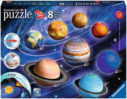 Planetensystem - 522 Teile Puzzle