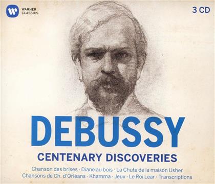 Ensemble Les EssentiElles, Claude Debussy (1862-1918), Jean-Pierre Armengaud & Philippe Cassard - Centenary Discoveries (3 CDs)