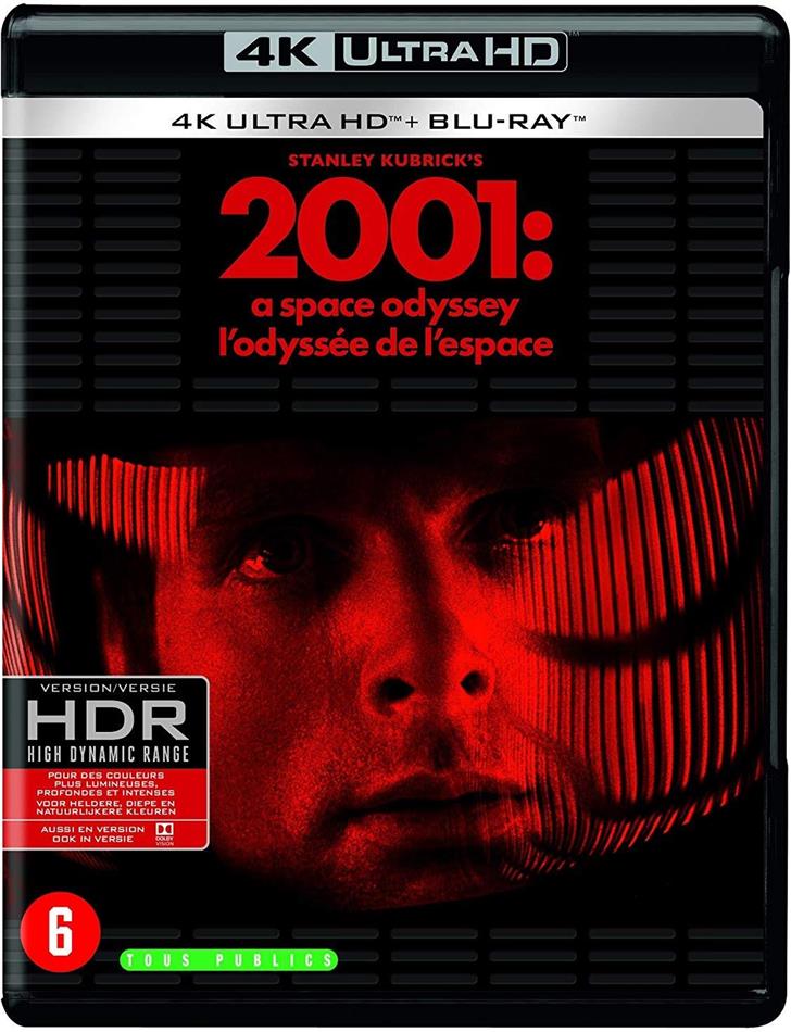 2001: a space odyssey / l'odyssée de l'espace (1968) (4K Ultra HD + Blu-ray)