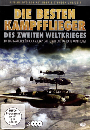Die besten Kampfflieger im Zweiten Weltkrieg (3 DVDs)