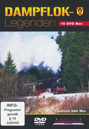 Dampflok-Legenden (RioGrande-Videothek, 10 DVDs)
