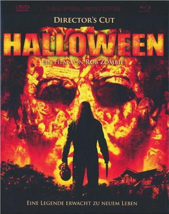 Halloween (2007) (Cover A, Director's Cut, Limited Edition, Mediabook, Uncut, Blu-ray + DVD)