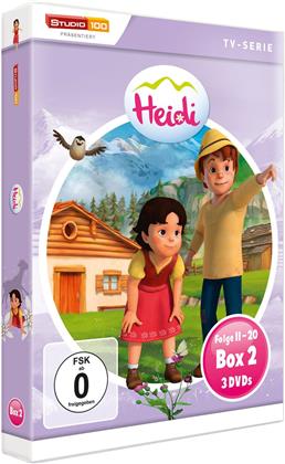Heidi - Box 2 - Folgen 11-20 (Studio 100, 3 DVD)