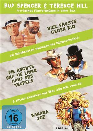 Bud Spencer & Terence Hill - Vier Fäuste gegen Rio / Die rechte und die linke Hand des Teufels / Banana Joe (3 DVDs)