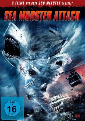 Sea Monster Attack - Bloodlake / Ghost Shark / Sharknado (3 DVDs)