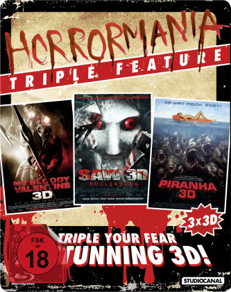 Horrormania Triple Feature - In Stunning (3 Blu-ray 3D (+2D))