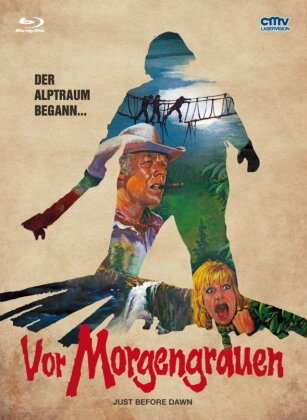 Vor Morgengrauen - Just Before Dawn (1981) (Cover B, Edizione Limitata, Mediabook, Uncut, Blu-ray + DVD)