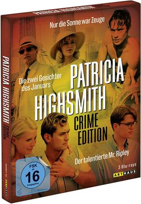 Patricia Highsmith - Crime Edition - Nur die Sonne war Zeuge / Die zwei Gesichter des Januars / Der talentierte Mr. Ripley (Arthaus, 3 Blu-ray)