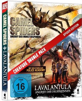Creature Double Pack: Spider Edition - Camel Spiders - Angriff der Monsterspinnen & Lavalantula - Angriff der Feuerspinnen (2 Blu-rays)