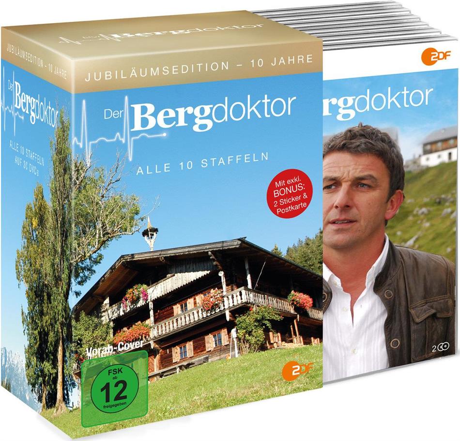 Der Bergdoktor Alle 10 Staffeln (Jubiläumsedition, Schuber, 30 DVDs