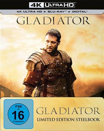 Gladiator (2000) (Extended Edition, Kinoversion, Limited Edition, Steelbook, 4K Ultra HD + Blu-ray)