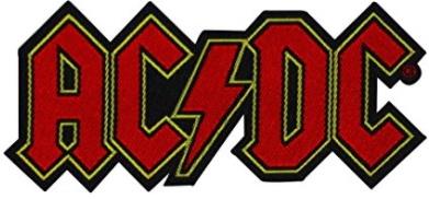 AC/DC Standard Woven Patch - Logo Cut-Out