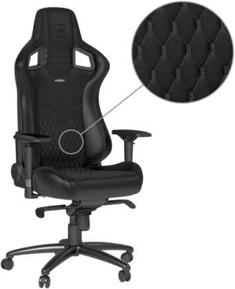 noblechairs EPIC Real Leather - black