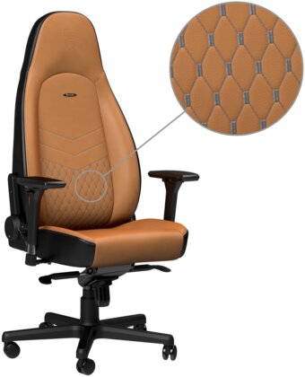noblechairs ICON Real Leather - cognac/black