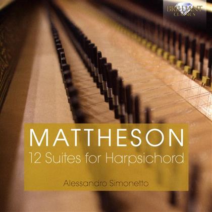 Johann Mattheson (1681-1764) & Alessandro Simonetto - 12 Suites For Harpsichord (2 CDs)