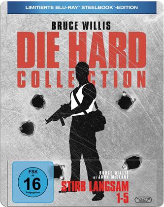 Die Hard Collection - Stirb langsam 1-5 (Limited Edition, Steelbook, 5 Blu-rays)