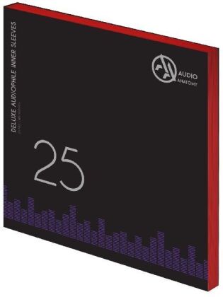 Deluxe Schallplatten Innenhüllen Antistatisch Rot - 25 Stück
