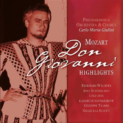 Eberhard Wächter, Dame Joan Sutherland, Wolfgang Amadeus Mozart (1756-1791), Carlo Maria Giulini & Philharmonia Orchestra - Don Giovanni - Querschnitt (LP)