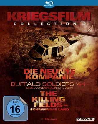 Kriegsfilm Collection 2 - Die neunte Kompanie / Buffalo Soldiers '44 - Das Wunder von St. Anna / The Killing Fields - Schreiendes Land (3 Blu-rays)