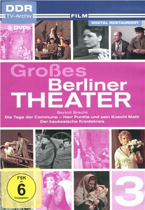 Grosses Berliner Theater - Teil 3 (DDR TV-Archiv, Version Restaurée, 3 DVD)