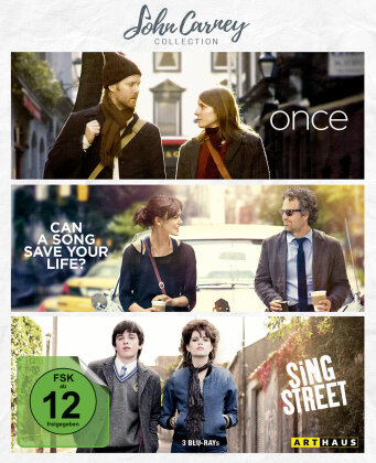 John Carney Collection - Once / Can a Song save a Life? / Sing Street (3 Blu-rays)