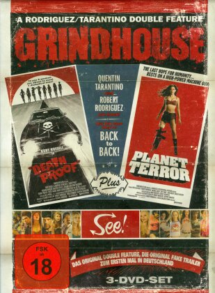 Grindhouse - Death Proof + Planet Terror (2007) (Limited Edition, Uncut, 3 DVDs)