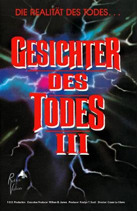 Gesichter des Todes 3 (1985) (Grosse Hartbox, Cover A, Edizione Limitata, Uncut)