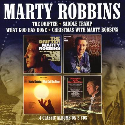 Marty Robbins - The Drifter / Saddle Tramp / What God Has Done / Christmas With Marty Robbins (2 CDs)